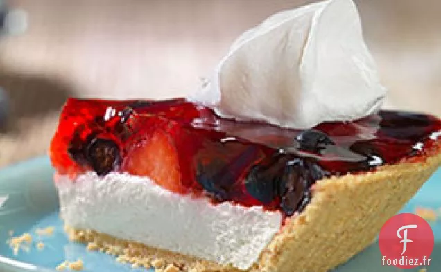 Tarte au Gâteau au Fromage aux Baies d'Été