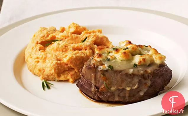 Steaks De Filet De Bœuf En Croûte De Fromage