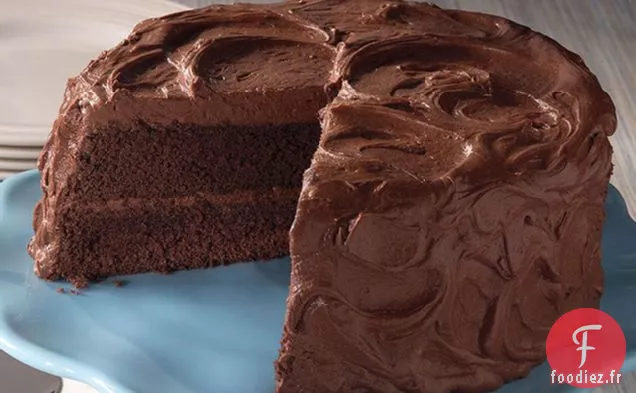 Gâteau Classique à la Crème Sure en Acajou