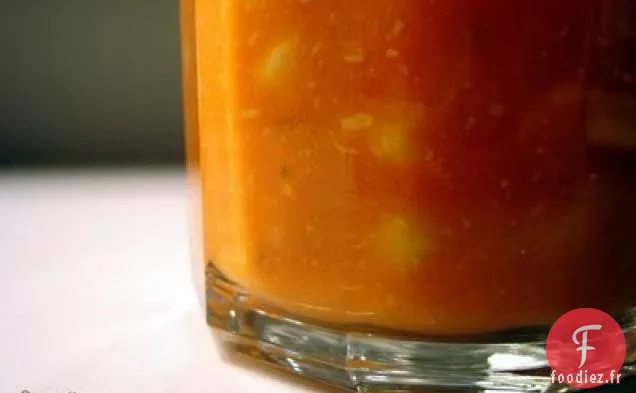 Soupe De Pois Chiches-tomates Au Romarin Frais