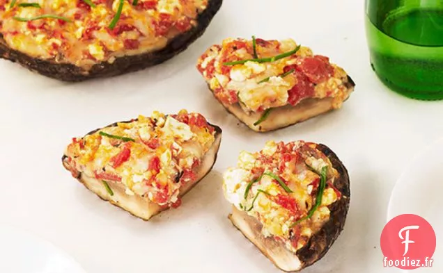 Champignons Portobello Farcis Grillés