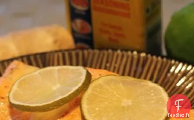 Saumon au Gingembre et Citron Vert