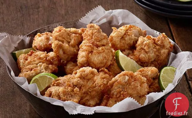 Poulet Frit À Deux Bouchées