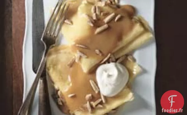 Dulce de Leche aux Amandes crêpes