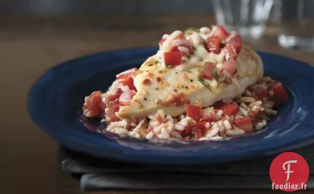 Tomates aux Herbes, Poulet et Riz