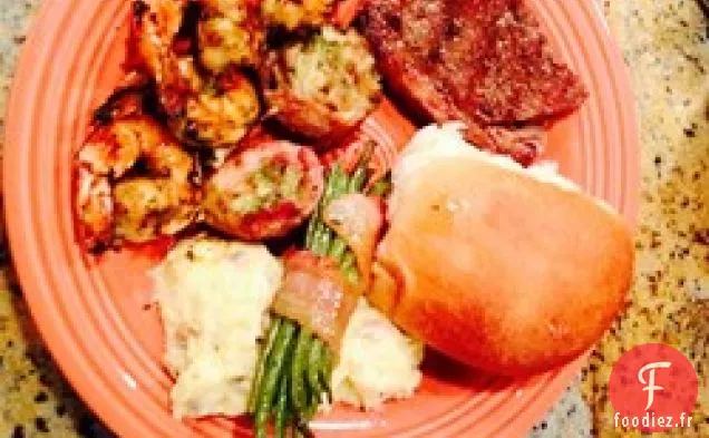 Crevettes Grillées Épicées à la Noix de Coco et au Citron Vert