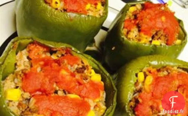 Poivrons Verts Farcis