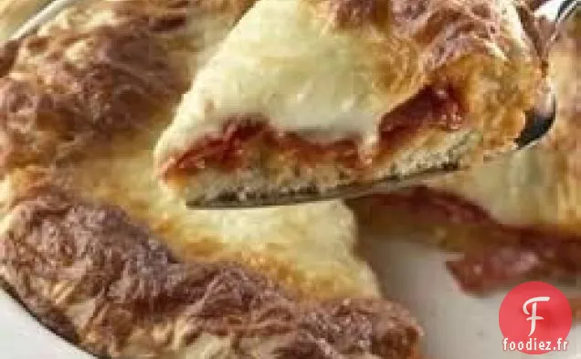 1- Plat Pizza au Fromage Pepperoni Cuire au Four