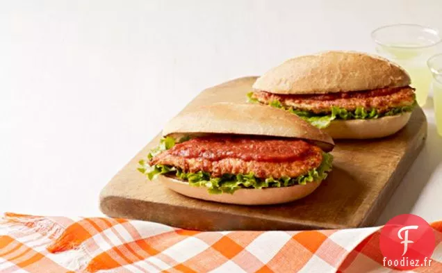 Sandwichs Au Poulet Et Au Parmesan