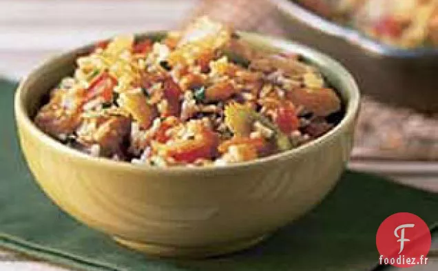 Riz au Porc Épicé Pilaf