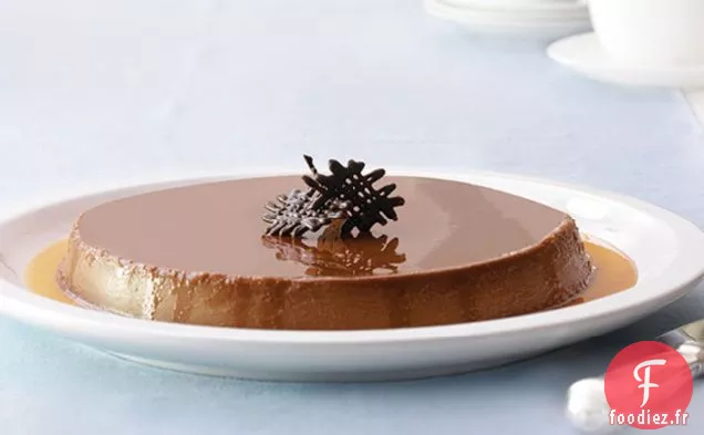 Flan au Fromage au Chocolat