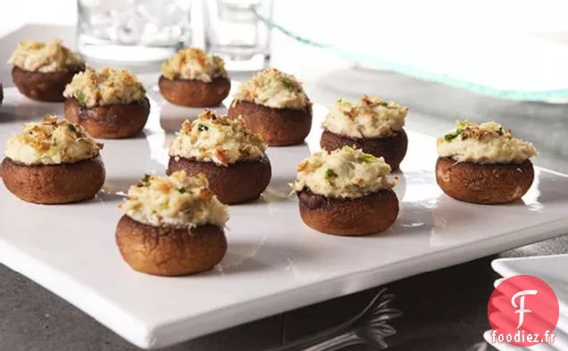 Viande de Crabe - Champignons Farcis