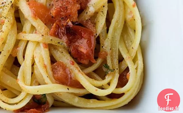 Linguine Aux Tomates Grillées