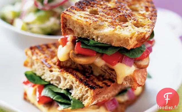 Panini Aux Champignons Sautés et Gruyère