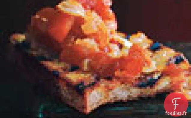 Bruschetta à la Tomate Cuite