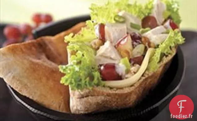 Un Pita au Poulet Aux Noisettes