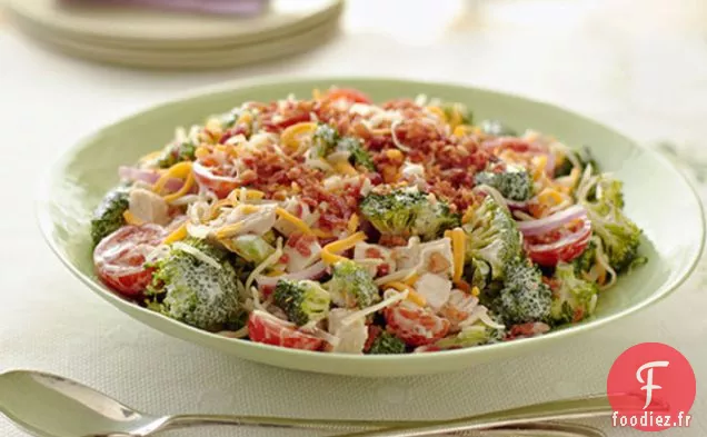 Salade Croustillante au Cheddar et au Poulet