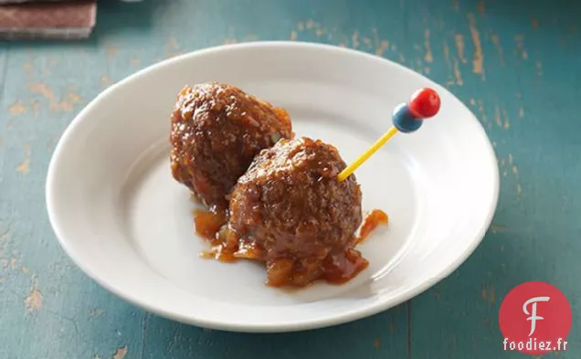 Boulettes de Cocktail Glacées à l'Ananas