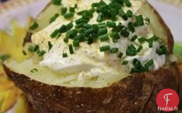 Pomme de Terre Cuite à l'Ail