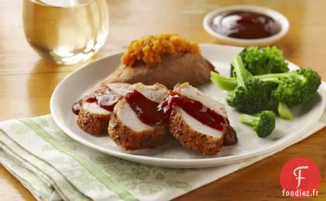 Filet de Porc à l'Ail et Sauce Barbecue