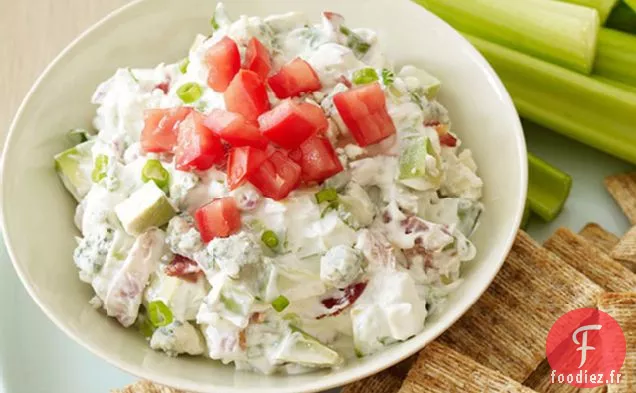 Trempette Crémeuse à la salade Cobb