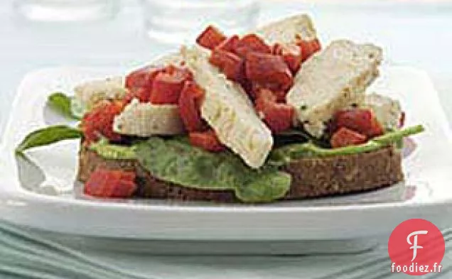 Bruschetta Au Poulet Facile