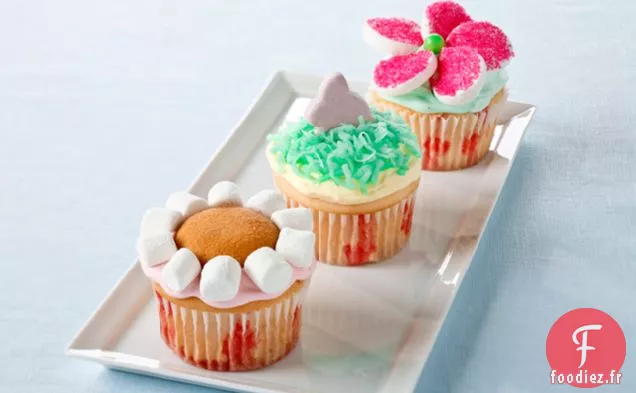 Cupcakes de Jardin de Fleurs