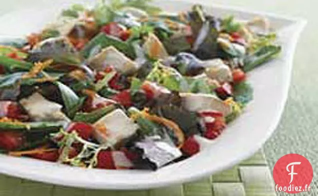 Salade de Poulet Aux Légumes Frais