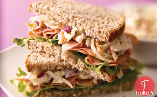 Sandwich au Jambon Frais et Fougueux