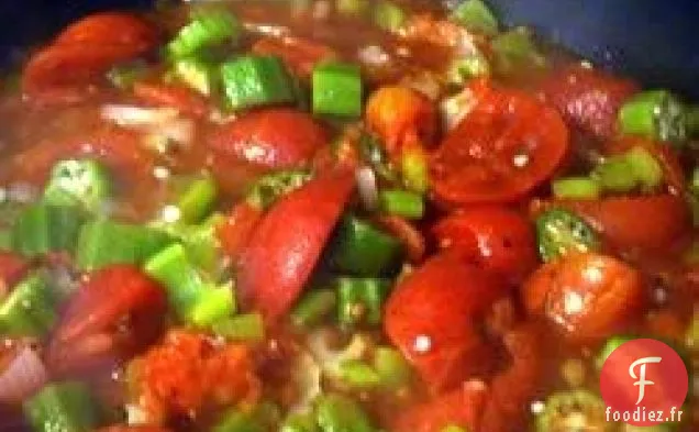 Gombo et Tomates