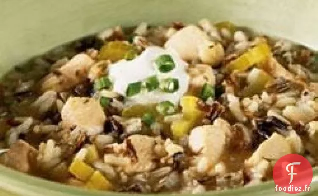 Soupe De Riz Au Poulet Mijoté Lentement