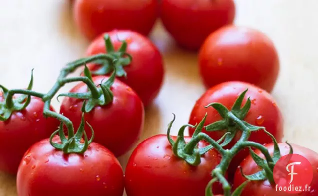 Salade De Tomates Aux Olives + Coriandre