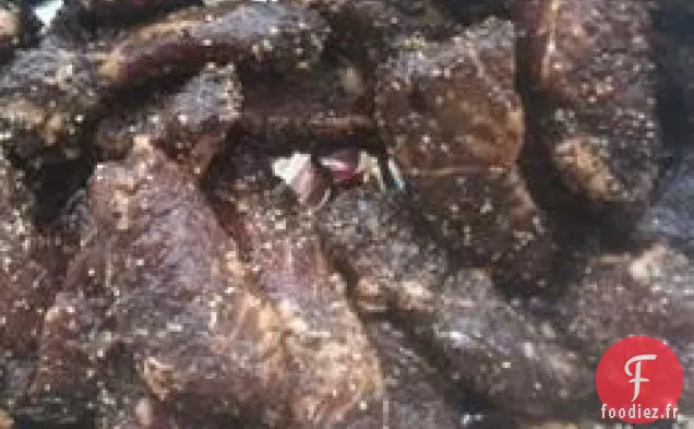Boeuf séché dans un fumeur