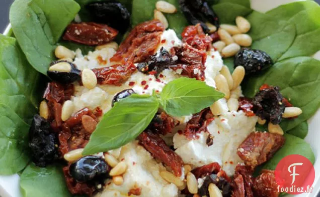 Tomates Séchées Au Soleil, Olives Et Ricotta