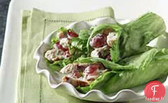 Salade de Poulet Facile Wraps de Laitue