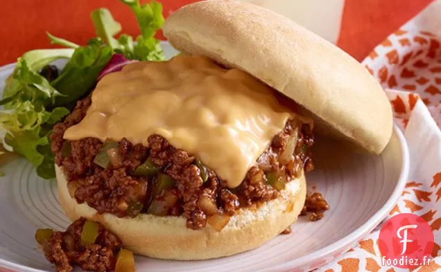 Joes Bâclées au Barbecue Au Fromage Facile