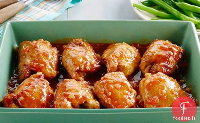 Cuisses de Poulet BBQ Cuites au Four