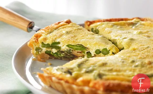 Tarte aux Asperges et au Parmesan