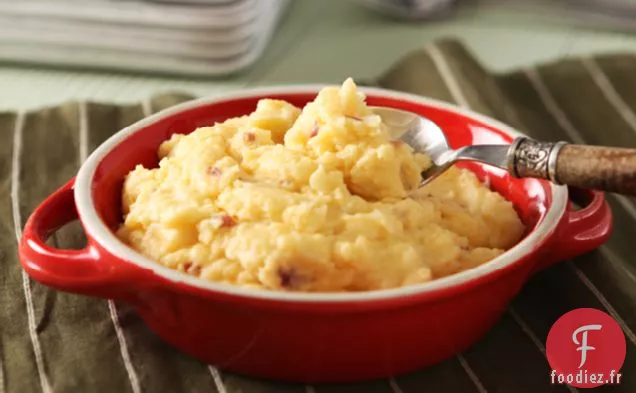 Pommes de Terre Écrasées au Fromage