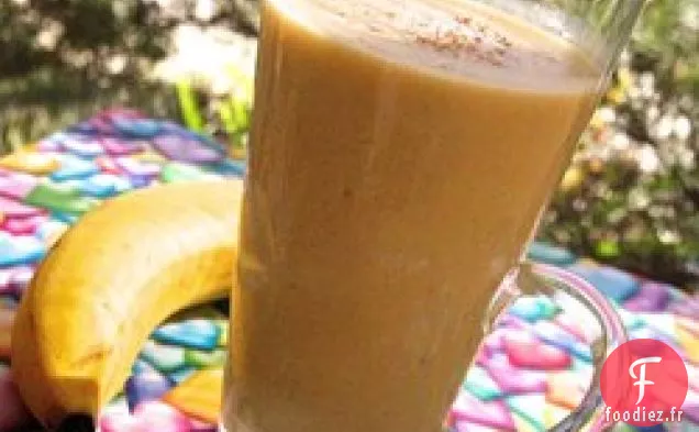 Smoothie Épais et Crémeux au Yogourt à la Banane