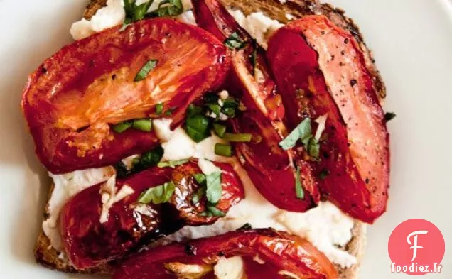 Tartine de Tomates Rôties
