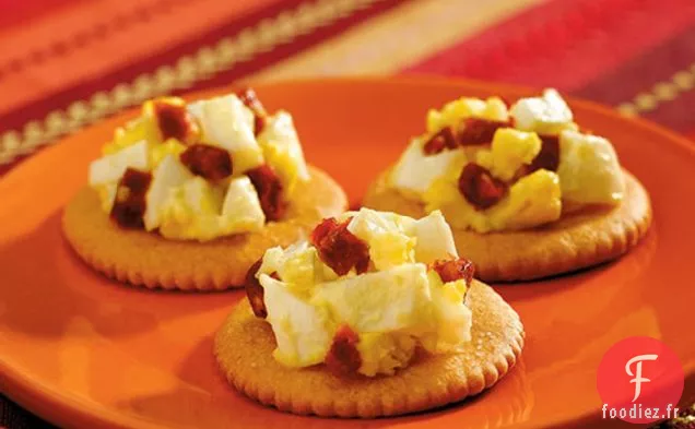 Toppers au Chorizo et aux Œufs