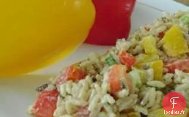 Salade de Riz Sauvage et Poivre