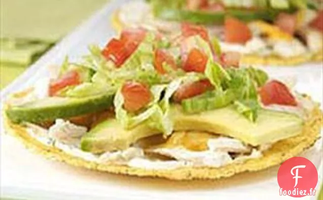 Tostadas au Poulet au Fromage