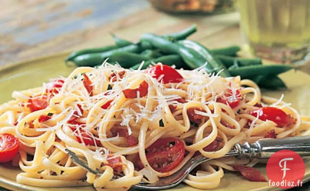 Linguine Bacon-Tomate