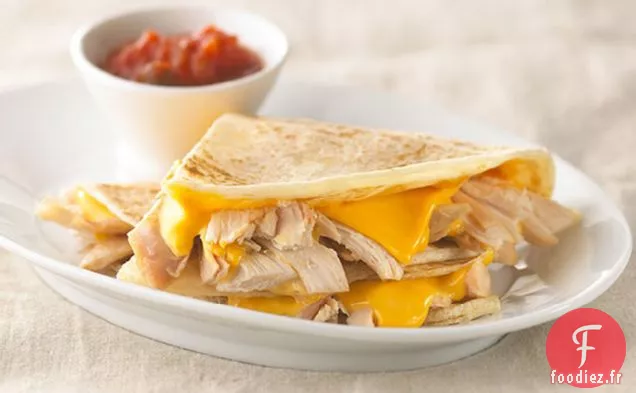 Quesadillas au Poulet au Fromage