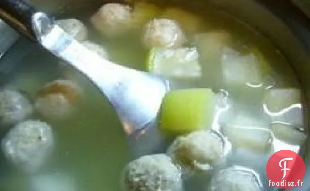 Soupe de Boulettes de Viande au Melon d'Hiver