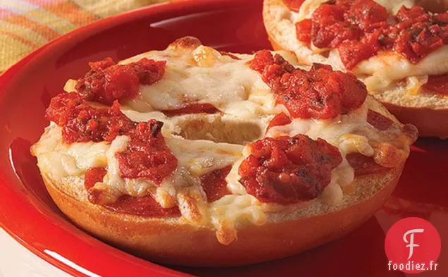 Bagels à Pizza au Pepperoni pour Enfants