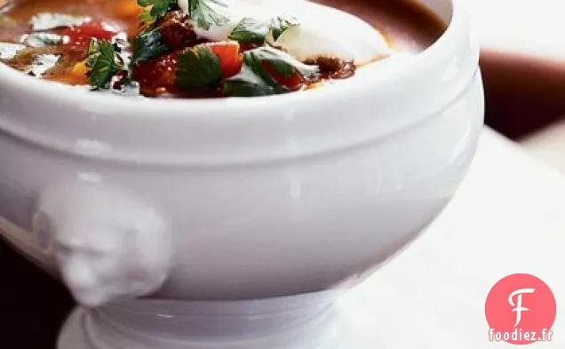 Soupe de Boeuf Mexicain et Hominy