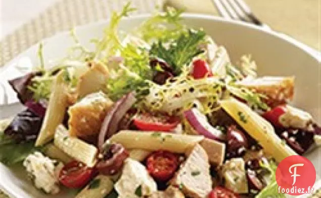 Salade de Pâtes à la Dinde Méditerranéenne